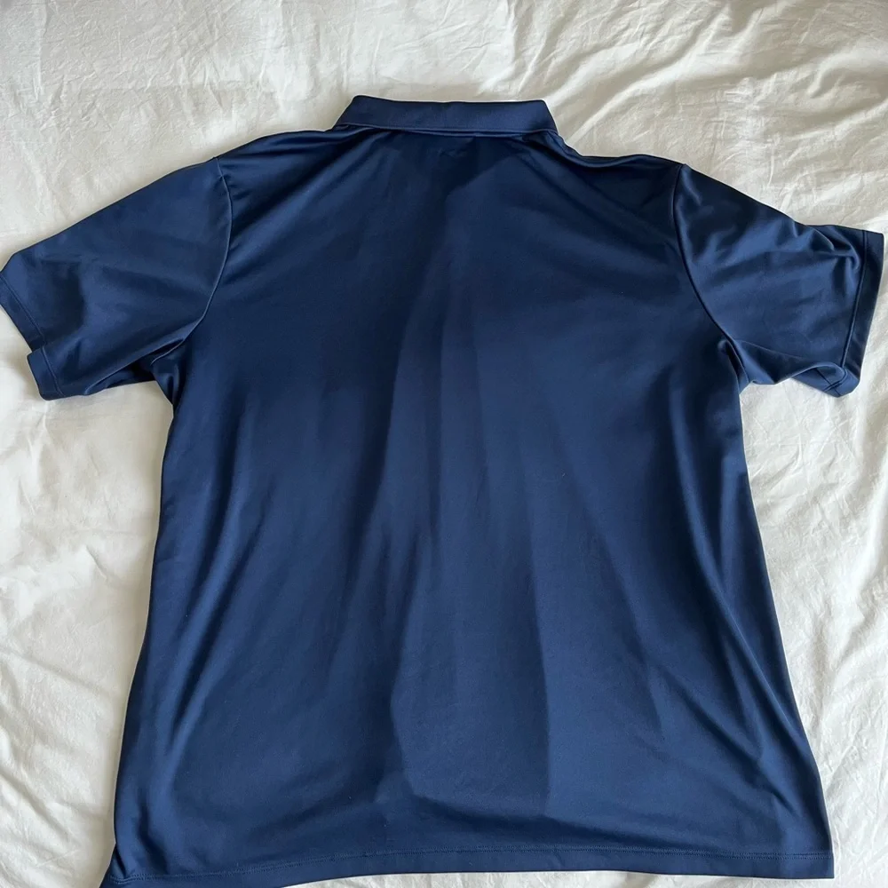 Adidas Blue Polo Golf short sleeve Shirt size 2xl